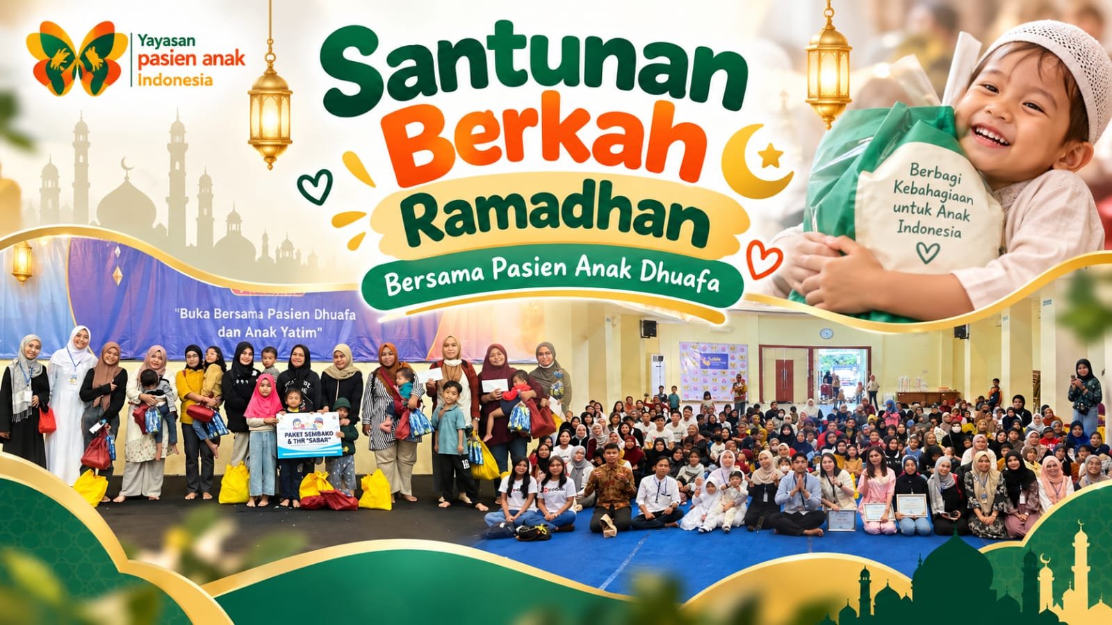 Santunan Berkah Ramadhan: Berbagi Kebahagiaan Bersama Pasien Anak Dhuafa